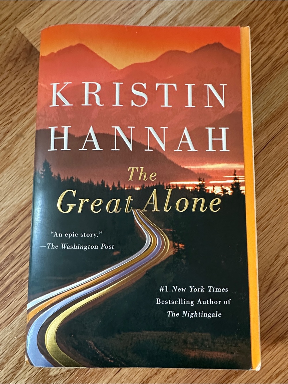 The Great Alone by Kristin Hannah - paperback paper book bestselling nightingale